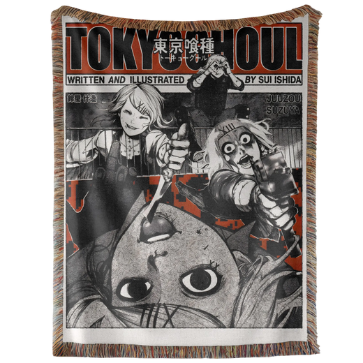 Juuzou Suzuya Hand Woven Tapestry, Blanket, Rug