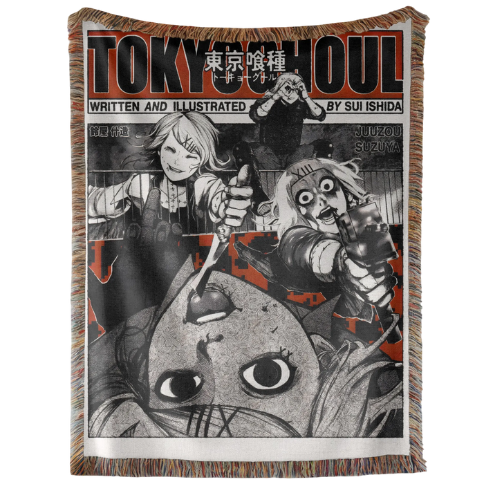 Juuzou Suzuya Hand Woven Tapestry, Blanket, Rug