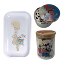 American Dad Spice Grinder, Stash Jar, Rolling Tray Set - spicedanime
