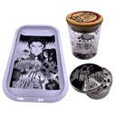 Demon Douma Manga Grinder, Jar, Rolling Tray Set