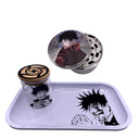 Jujutsu Kaisen Anime Spice Grinder, Stash Jar, Rolling Tray Set - spicedanime