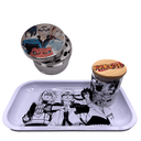 Naruto Anime Spice Grinder, Stash Jar, Rolling Tray Set - spicedanime