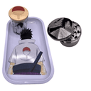 Naruto Anime Spice Grinder, Stash Jar, Rolling Tray Set - spicedanime
