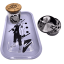 Naruto Anime Spice Grinder, Stash Jar, Rolling Tray Set - spicedanime