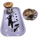 Naruto Anime Spice Grinder, Stash Jar, Rolling Tray Set - spicedanime