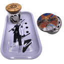 Naruto Anime Spice Grinder, Stash Jar, Rolling Tray Set - spicedanime