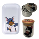 Tom and Jerry Cartoon Spice Grinder, Stash Jar, Rolling Tray Set - spicedanime
