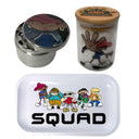 KND Kids Next Door Cartoon Spice Grinder, Stash Jar, Rolling Tray Set - spicedanime
