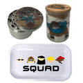 KND Kids Next Door Cartoon Spice Grinder, Stash Jar, Rolling Tray Set - spicedanime