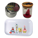 Spongebob Squarepants Cartoon Spice Grinder, Stash Jar, Rolling Tray Set - spicedanime