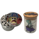 Spongebob Squarepants Cartoon Spice Grinder, Stash Jar, Rolling Tray Set - spicedanime