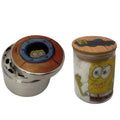 Spongebob Squarepants Cartoon Spice Grinder, Stash Jar, Rolling Tray Set - spicedanime