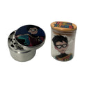 Teen Titans Cartoon Herb Grinder, Stash Jar, Rolling Tray Set - spicedanime