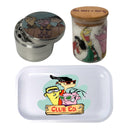 Ed, Edd n Eddy Cartoon Spice Grinder, Stash Jar, Rolling Tray Set - spicedanime