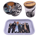 Ichigo Headphones Grinder, Jar, Rolling Tray Set