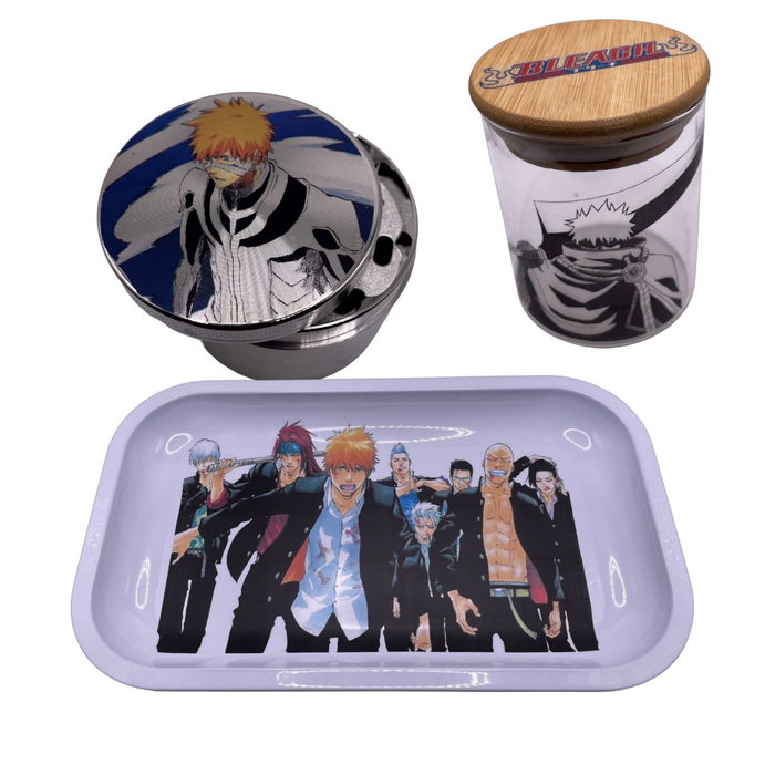 Fullbringer Ichigo Grinder, Jar, Rolling Tray Set