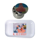 Spongebob Squarepants Cartoon Spice Grinder, Stash Jar, Rolling Tray Set - spicedanime