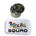 KND Kids Next Door Cartoon Spice Grinder, Stash Jar, Rolling Tray Set - spicedanime