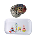 Spongebob Squarepants Cartoon Spice Grinder, Stash Jar, Rolling Tray Set - spicedanime