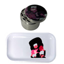 Steven Universe Cartoon Spice Grinder, Stash Jar, Rolling Tray Set - spicedanime