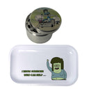 Regular Show Cartoon Spice Grinder, Stash Jar, Rolling Tray Set - spicedanime