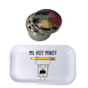 Spongebob Squarepants Cartoon Spice Grinder, Stash Jar, Rolling Tray Set - spicedanime