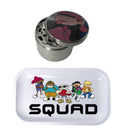 KND Kids Next Door Cartoon Spice Grinder, Stash Jar, Rolling Tray Set - spicedanime