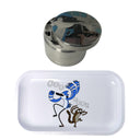 Regular Show Cartoon Spice Grinder, Stash Jar, Rolling Tray Set - spicedanime