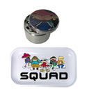 KND Kids Next Door Cartoon Spice Grinder, Stash Jar, Rolling Tray Set - spicedanime