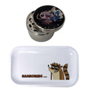 Regular Show Cartoon Spice Grinder, Stash Jar, Rolling Tray Set - spicedanime