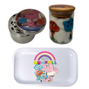 The Amazing World of Gumball Cartoon Spice Grinder, Stash Jar, Rolling Tray Set - spicedanime