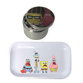 Spongebob Squarepants Cartoon Spice Grinder, Stash Jar, Rolling Tray Set - spicedanime