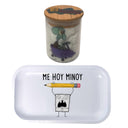 Cavemen Patrick Spongebob Grinder, Jar, Rolling Tray Set