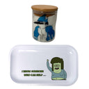 Regular Show Cartoon Spice Grinder, Stash Jar, Rolling Tray Set - spicedanime
