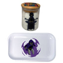 Teen Titans Cartoon Herb Grinder, Stash Jar, Rolling Tray Set - spicedanime