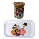 Proud Family Cartoon Spice Grinder, Stash Jar, Rolling Tray Set - spicedanime
