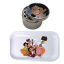 Proud Family Cartoon Spice Grinder, Stash Jar, Rolling Tray Set - spicedanime