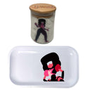 Steven Universe Cartoon Spice Grinder, Stash Jar, Rolling Tray Set - spicedanime