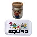 KND Kids Next Door Cartoon Spice Grinder, Stash Jar, Rolling Tray Set - spicedanime