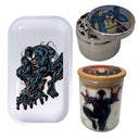 Spiderman Comic Herb Grinder, Stash Jar, Rolling Tray Set - spicedanime