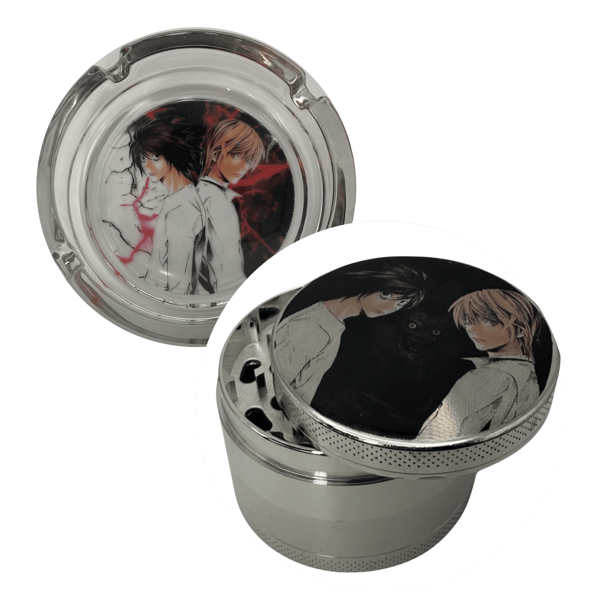 Death Note Light and L Ashtray - spicedanime