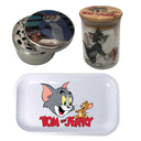 Tom and Jerry Cartoon Spice Grinder, Stash Jar, Rolling Tray Set - spicedanime