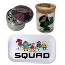 KND Kids Next Door Cartoon Spice Grinder, Stash Jar, Rolling Tray Set - spicedanime