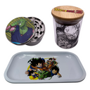 Piccolo Special Beam Cannon Grinder, Jar, Rolling Tray Set