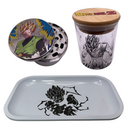 Great Saiyaman Grinder, Jar, Rolling Tray Set