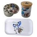 Regular Show Cartoon Spice Grinder, Stash Jar, Rolling Tray Set - spicedanime