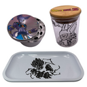 Beerus Grinder, Jar, Rolling Tray Set