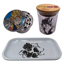 Vegito Grinder, Jar, Rolling Tray Set