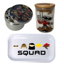 KND Kids Next Door Cartoon Spice Grinder, Stash Jar, Rolling Tray Set - spicedanime