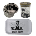Jujutsu Kaisen Anime Spice Grinder, Stash Jar, Rolling Tray Set - spicedanime